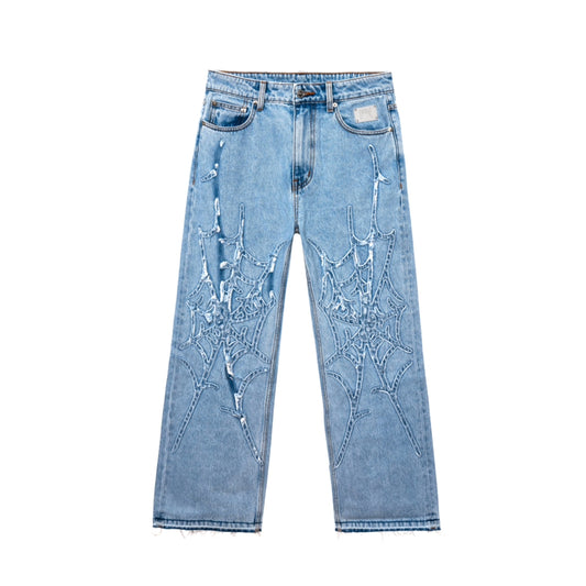 SPIDER WEB DENIM PANY BLUE