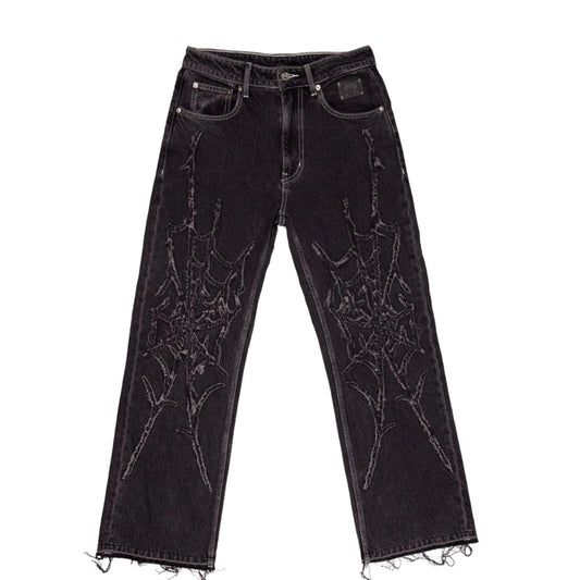 SPIDER WEB DENIM PANT